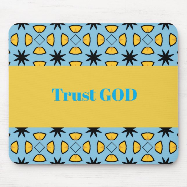 Mousepad Confie em Deus (Frente)