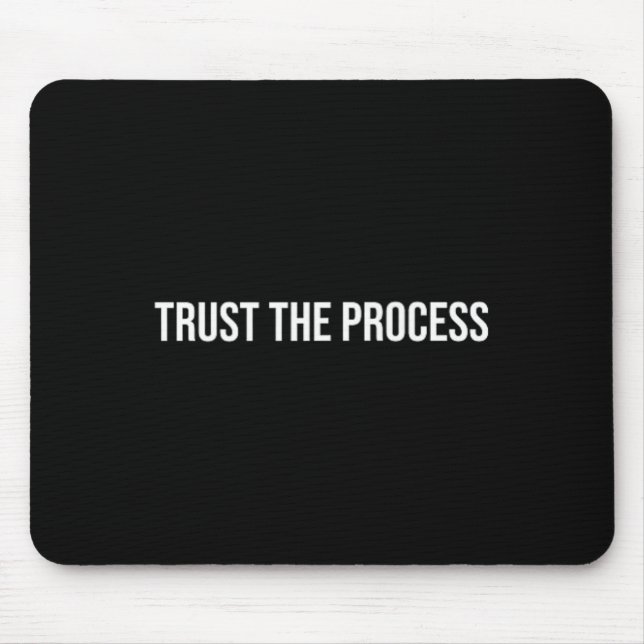 Mousepad Confie no Processo, Terapia de Saúde Mental _1 (Frente)
