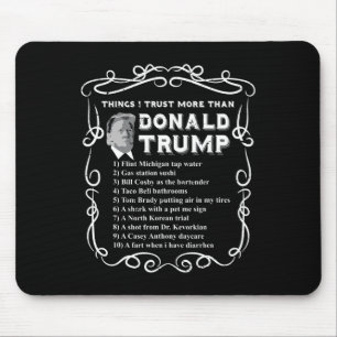 Mousepad Confio Mais Do Que Donald Trump Anti Potus Vote Bl