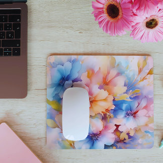 Mousepad Conforto de beleza das Mouses pads de flores elega