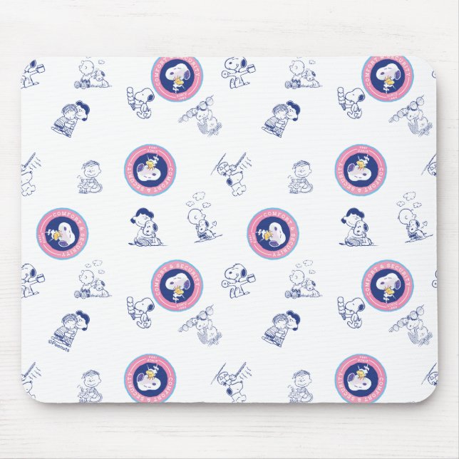 Mousepad Conforto e segurança | Padrão de conforto e segura (Frente)