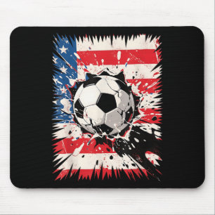 Mousepad Confronto Legal De Explosão De Futebol Para Os Ven