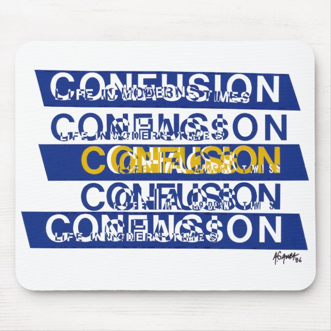 Mousepad Confusão (Frente)