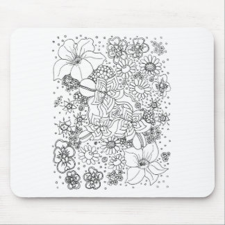 Mousepad Conglomeração das flores