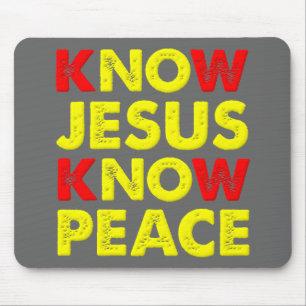 Mousepad Conheça Jesus Conheça a Paz Cristã