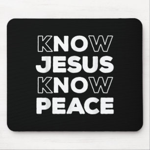 Mousepad Conheça Jesus que conhece a Igreja Cristã de Fé da