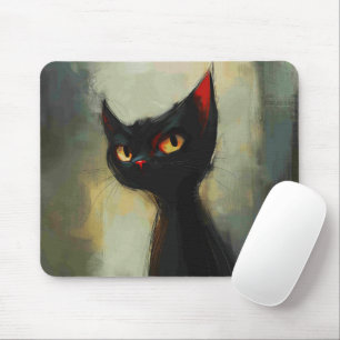 Mousepad Conhecendo o Gato Ninja Preto