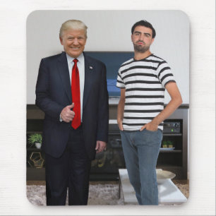 Mousepad Conheceu o Presidente Donald Trump Adicione Sua F