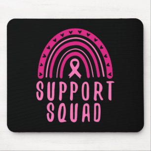 Mousepad Conhecimento do Cancer Arco-Íris em outubro Vestim