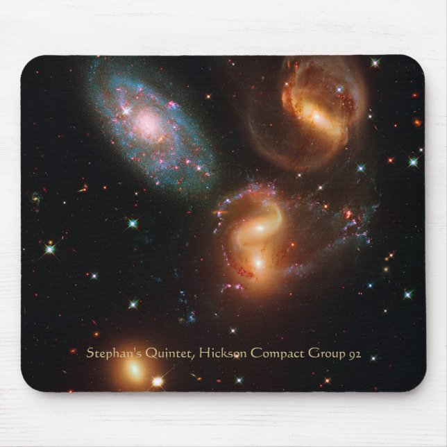 Mousepad Conjunto da galáxia da estrela do espaço profundo (Frente)