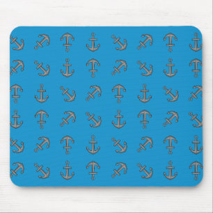 Mousepad Conjunto de Âncoras do Barco de Animação