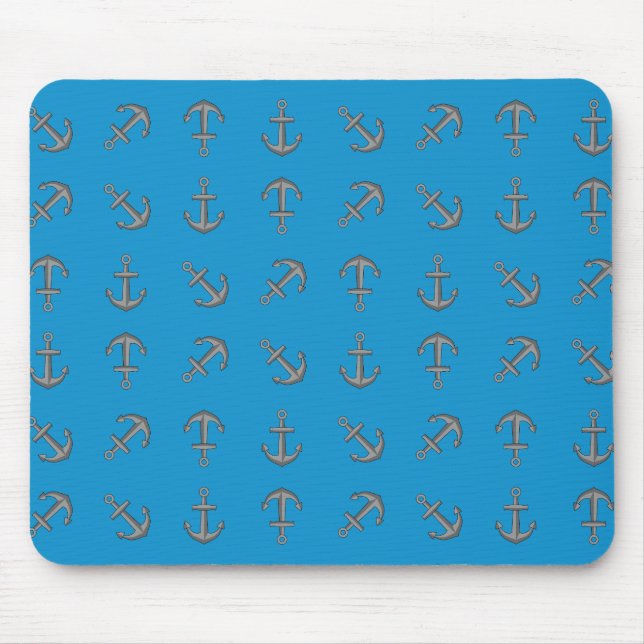 Mousepad Conjunto de Âncoras do Barco de Animação (Frente)