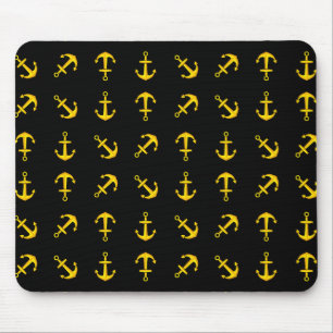 Mousepad Conjunto de Âncoras do Ouro de desenho