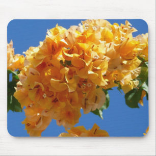 Mousepad Conjunto de Bougainvillea dourado floral