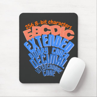 Mousepad Conjunto de Caracteres Codificados Mainframe EBCDI