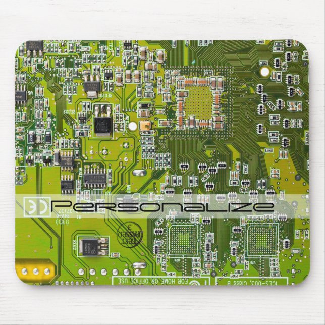 Mousepad Conjunto de circuito impresso Circuito verde PCB C (Frente)