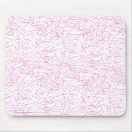 Mousepad Conjunto de Pastas de Arquivo Abstratas Rosa