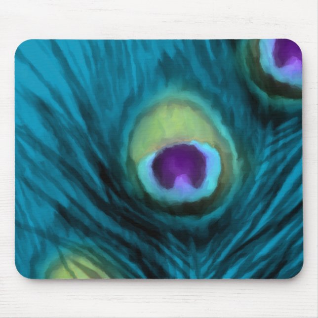 Mousepad Conjunto de Peacock Teal e Purple 1110-1111 (Frente)