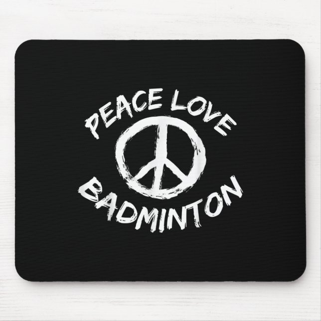 Mousepad Conjunto de Roupas com Frase Paz Amor Shuttle Paz  (Frente)
