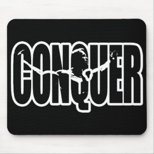 Mousepad CONQUISTE (motivação do body building)