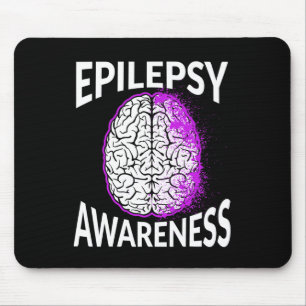Mousepad Consciência da Epilepsia Cérebro Guerreiro Epiléti