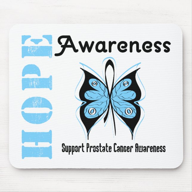 Mousepad Consciência da esperança do Cancer de próstata (Frente)
