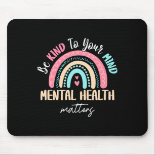 Mousepad Consciência da Saúde Mental Problemas de Saúde Men