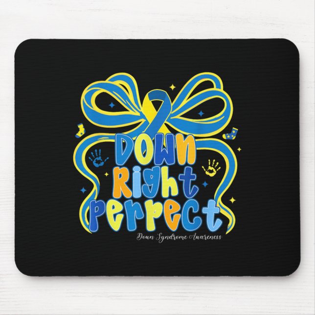 Mousepad Consciência da Síndrome de Down Perfeitamente Cert (Frente)