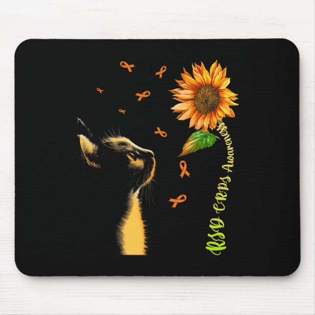 Mousepad Consciência de RSD de Girassol de Cat (Frente)