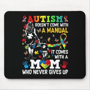 Mousepad Consciência do Autismo 2025 não vem com um manual 