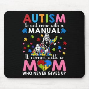 Mousepad Consciência do Autismo 2025 não vem com um manual 