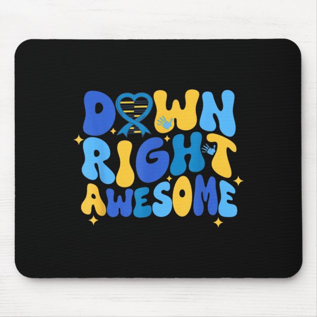 Mousepad Consciência do autismo adhd síndrome de down 321 b (Frente)