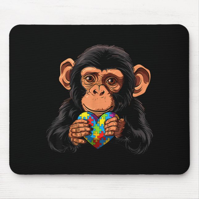Mousepad Consciência do autismo autista  (Frente)