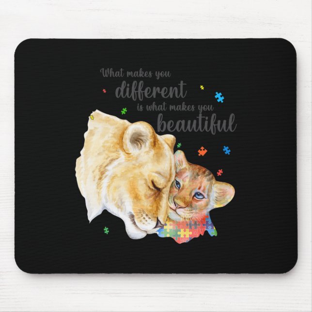 Mousepad Consciência do Autismo O Que Te Torna Diferente Le (Frente)