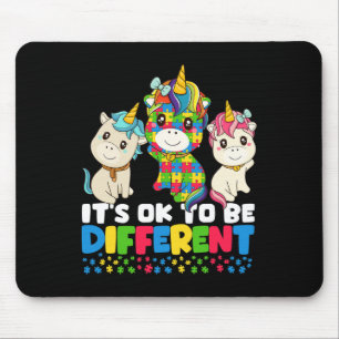 Mousepad Consciência do Autismo Unicórnio