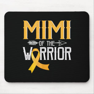 Mousepad Consciência do Câncer Infantil Mimi De Um Guerreir