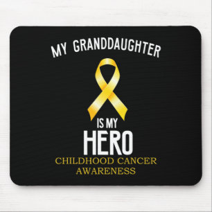 Mousepad Consciência do cancer infantil Minha neta é minha