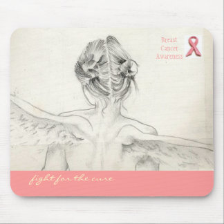 Mousepad Consciência do cancro da mama "luta para rato da
