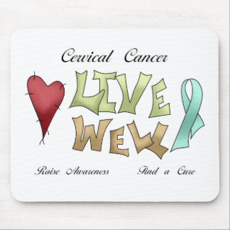 Mousepad Consciência do cancro do colo do útero