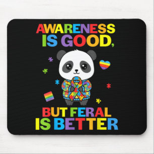 Mousepad Consciência é Bom, Mas Feral é Melhor Panda Autism