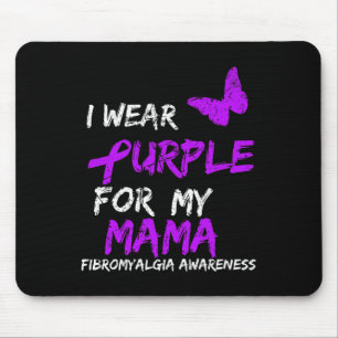Mousepad Consciência Eu Visto Roxo Para Minha Mãe