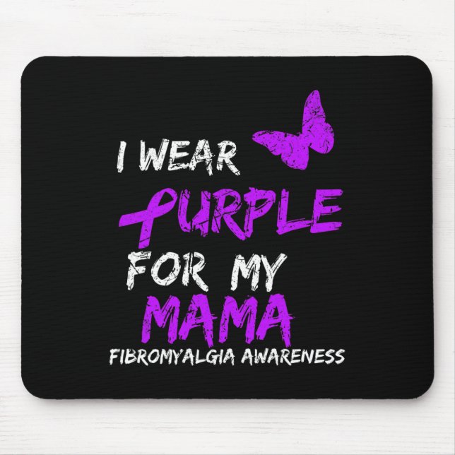 Mousepad Consciência Eu Visto Roxo Para Minha Mãe (Frente)