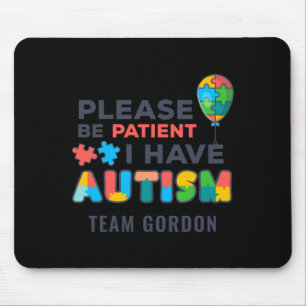 Mousepad Consciência Personalizada do Autismo Por Favor Sej