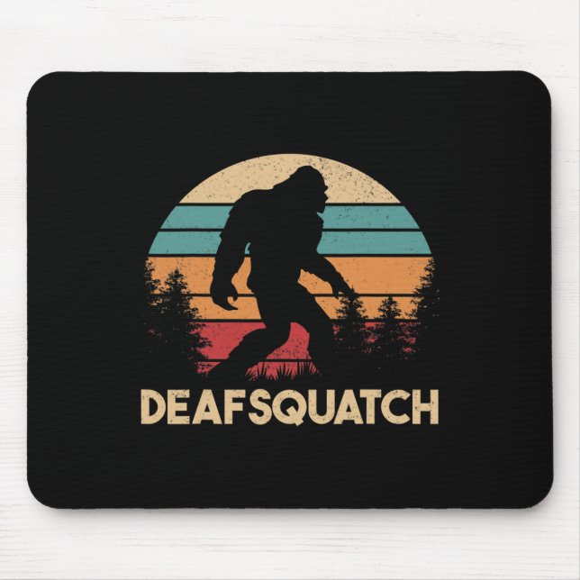 Mousepad Consciência Surda Perda Auditiva Língua de Sinais  (Frente)