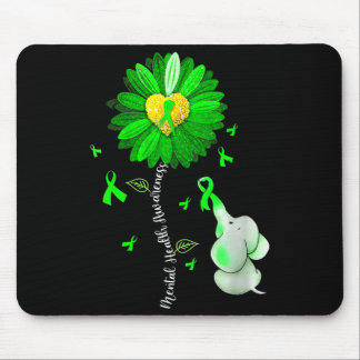 Mousepad Consciencialização da Saúde Mental das Mulheres El