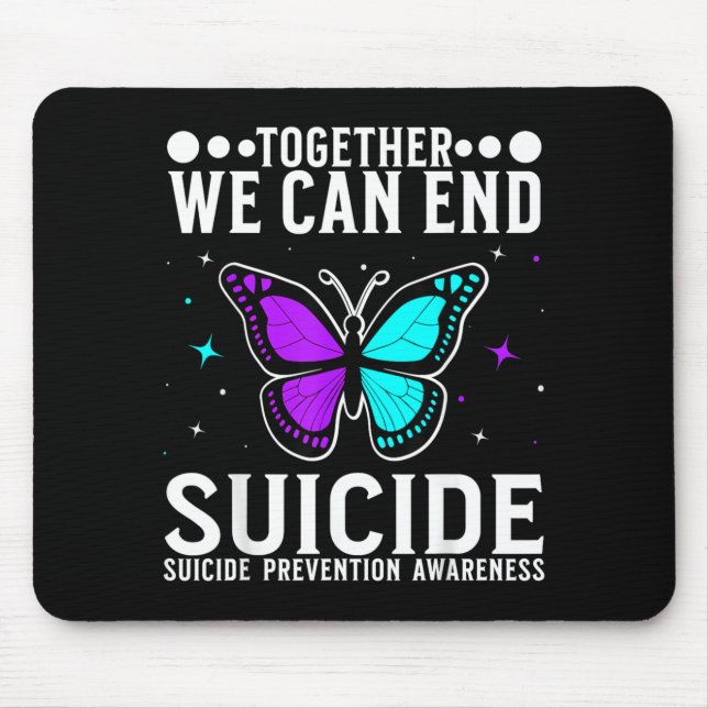 Mousepad Conscientização Apoio Prevenção Conscientização Mu (Frente)