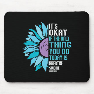 Mousepad Conscientização da Depressão Prevenção do Suicídio