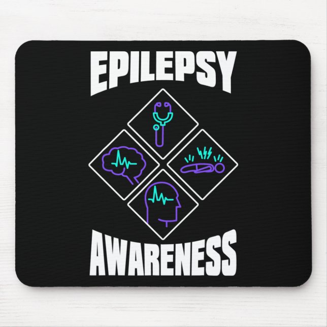 Mousepad Conscientização da Epilepsia Especialize Guerreiro (Frente)