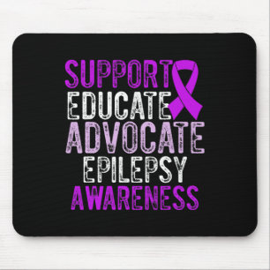 Mousepad Conscientização da Epilepsia Guerreiro Epiléptico