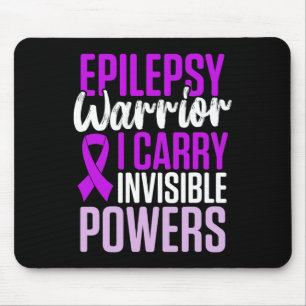 Mousepad Conscientização da Epilepsia Guerreiro Epilético S